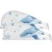 Blue Whales Star Hair Towel 2 Pack - Super Absorbent & Quick Dry Hair Turbans for Women & Girls - Buy Online on GoSupps.com