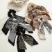 scicent Scrunchies for Girls 5 Pieces Hair Scarf Elegant Hair Ties Satin Bow Hair Bands Printed Floral Hair Ribbon Silk Bowknot Elastic Bands for Women Holiday Scrunchy - 24017 - Buy Online on GoSupps.com