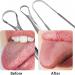 Jaimela Tongue Cleaner Set - 3 Stainless Steel Tongue Scrapers for Superior Oral Hygiene | Metal Tongue Brush with Handle - Buy Online on GoSupps.com
