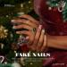 Vatocu Christmas False Nails - Short Red Press On Nails with Snowflakes, Elk, Snowman Design - 24pcs for Women and Girls - Buy Online on GoSupps.com