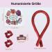Kaition Heatless Curls Band - Dreamlike Overnight Curls Non-Slip Silk Curlers for Long Hair | DIY Hairstyle Set in Viva Magenta - Buy Online on GoSupps.com