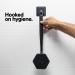Tooletries Silicone Back Scrubber with Long Handle + Reusable Hook - Charcoal - Buy Online on GoSupps.com