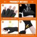 Sibba UV Gloves for Nail Art - Fingerless Moisturizing Hand Protector for Gel Polish Manicure, Anti-Sun Women (Black) - Buy Online on GoSupps.com