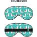 Alpaca Cactus Print Sleep Eye Mask | Soft Adjustable Blackout Silk Blindfold for Men & Women - Perfect for Travel & Relaxation - Buy Online on GoSupps.com
