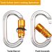 SOB Heavy Duty Large Alloy Steel D Ring Carabiner for Outdoor Activities - UM33TL - Buy Online on GoSupps.com