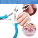 Cuticle Nippers Cuticle Cutter Non-Slip Handle Cuticle Trimmer Remover Tools Stainless Steel Sharp Nail Clippers for Fingernails and Toenails Blue - Buy Online on GoSupps.com