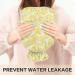 NAANLE Pastel Yellow Dandelion Hot Water Bottle - 2L Large Transparent for Menstrual Cramps Relief & Heat Therapy - Buy Online on GoSupps.com