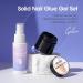 Buy Gellen Solid Gel Nail Glue & Remover Set | 60ml Nail Glue Remover + 15g Solid Gel for Press-On & Acrylic Nails | Best UV Lamp Glue for Durable Nail Tips - Buy Online on GoSupps.com