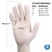 Dynarex Safe-Touch Latex Exam Gloves - Powder-Free, Medium, 100/Box - Healthcare, Law Enforcement, Industrial & Salon/Spa Use - Buy Online on GoSupps.com