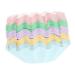 Lalafina 150 pieces of wax tablet wax-melting wax heating insert Wax melting liner wax melts wax melting shells of wax liner candle plate bracket round PET-coated paper