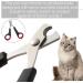 DERDOUT Pet Nail Clipper - Professional Stainless Steel Claw Trimmer for Cats, Small Breed Dogs, Rabbits & Small Animals - Black - Buy Online on GoSupps.com