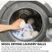 Efficient Laundry Drying Ball Quick Drying Laundry Ball Fabric Softener Wool Ball Wool Dryer Ball Set of 6pcs Quick Drying Solution - Buy Online on GoSupps.com