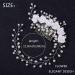 IYOU Princess Crystal Headpiece | White Flower Communion Hair Accessories for Flower Girl & Bridesmaid - Elegant & Affordable - Buy Online on GoSupps.com