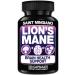 Saint Mingiano Lion's Mane Mushroom Supplement | 120 Capsules: Alpha Brain Enhancement of Cognitive Clarity Focus with Our Specialty Blend 4 Mushroom Mycelium Formula