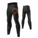 Inbike running trousers compression pants long winter lined with bag warm quick -drying running -down running pants sport leggings men women for running jogging training lm8621 l black