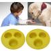 PERZOE Dog Treat Molds Homemade Freezable Silicone Mold Easy Clean Dog Ice Cube Trays for Chocolate Candy Jelly Ice Cube Dog Treats Lemon Yellow - Buy Online on GoSupps.com
