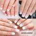 French Semi Cured Gel Nails Strips - 20 Stickers Nail Wraps - Soft Self-Adhesive Gel Nail Stickers Solid White Full Wraps French Style Nail Wraps UV/LED Lamp Required (French Style) - Buy Online on GoSupps.com