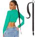 KARLOR Ponytail Hair Extensions 80 cm with Hair Scrunchie Natural Synthetic Hair Braids Hair Extensions for Braiding Long Ponytail Brown Hairpiece for Women - Buy Online on GoSupps.com