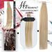 Moresoo Human Hair Tape in Extensions - Caramel Blonde with Platinum Blonde Highlights - 24 Inch, 20 pieces/50g - #P14/613 - Buy Online on GoSupps.com