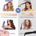Buy Rotating Curling Iron 1 Inch - Cordless Automatic Curling Wand with 6 Heat Settings & Auto Shut-Off | Scald-Free Hair Curler in Pink Blue - International Shipping Available - Buy Online on GoSupps.com