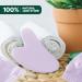 Natural Heart-Shaped Gua Sha Stein - 100% Jade Massage Tool for Face Eyes & Neck | Premium Skin Care & Muscle Relaxation (Pink) - Buy Online on GoSupps.com