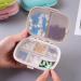 1Pack Daily Pill Organizer Box - Portable Travel Case & Compact Pill Holder for Medications - Stay Organized On-The-Go (Beige - Buy Online on GoSupps.com