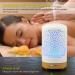 Earnest Living White Ceramic Essential Oil Diffuser - 100ml, Timers, Night Lights, Auto Off Function - Home & Office Aromatherapy Humidifier - Buy Online on GoSupps.com