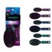 Conair Nylon Bristle Oval Cushion Hair Brush 2-Piece Set with Rubber-Grip Handles, Colors Vary (1 Compact for Travel and 1 Full-Sized) 2 Piece Brush Set