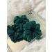 Forest Glitter Green Elastic Hair Tie Scrunchies Ponytail Holders for Women Girls