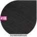 Microring Real Hair Extensions - 100% Remy Hair 200 Strands 0.5g 50cm - #1B Black Brown - Buy Online on GoSupps.com
