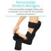 Vive Plantar Fasciitis Night Splint + Spike Ball - Orthopedic Leg Brace for Heel Pain Relief - Black, Small - Buy Online on GoSupps.com