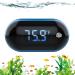 LED Fish Tank Thermometer, PAIZOO Digital Aquarium Thermometer with Touch Screen, Range of 32-211, Accuracy & Energy-Saving Stick-on Wireless Thermometer for Glass Containers, Turtle Tank, Aquariums