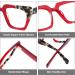 Buy Zeelool Classic Square Clear Glasses for Men & Women - Non-Prescription Blue Light Blocking Lens - WA081343 Zwa081343-03b  - Buy Online on GoSupps.com