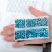 AD Beads 4500pc Hotfix Rhinestones Set with Tools - Blue Zircon Crystal Gems for DIY Crafts, Nail Art, Face, Clothes, Shoes - Buy Online on GoSupps.com