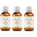 Greenwood essential natural rose hip seed oil (pink ruby nosa) Natural pure therapeutic quality cold -pressed (pack of three) 100ml x 3 (10 oz)