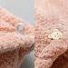 Super Bent Microfiber Hair Towel with Button - Quick-Drying Anti-Frizz for Women - Pink | Shop Now! - Buy Online on GoSupps.com