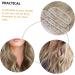 Beavorty hair extension set of four highlights blonde clip in hair extensions 6d hair extensions light brown hair extensions hairpieces hair toppers Miss High temperature wire wig curls - Buy Online on GoSupps.com