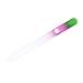 REMOS Nail File Made of Real Tempered Glass - Double-Sided Green-Purple