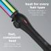 INFINITIPRO BY CONAIR Rainbow Titanium 1 1/4-inch Curling Wand | Straight & Wavy Styles | 1.25 Inch - Pack of 1 - Buy Online on GoSupps.com