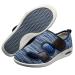 MisFun Extra Wide Diabetic Shoes Comfortable Diabetes Shoes for Men Anti Slip Lightweight Diabetic Shoes for Women Apply to Summer Foot Edema Recovery (Color : Light Blue Stripes Size : 12.5) 12.5 Light Blue Stripes
