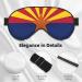 Arizona Flag Eye Mask | Soft Adjustable Sleep Mask for Men & Women Ultimate Comfort - Buy Online on GoSupps.com