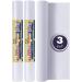 Incredible Value Bundle 3 Pack Easel Paper Roll Fits Most Standard Kids, 17-24 Inch-Wide Easels and Dispenser, for Crafting Activity and Painting, Non Bleed White Butcher Paper (17 Inches x 75 Foot)