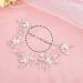 IYOU Wedding Rhinestone Hair Vine | Sparkling Crystal Silver Headband Bridal Headpiece & Flower Hair Accessories for Women & Girls - Buy Online on GoSupps.com