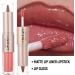 Beliky Girl 2-in-1 Double-Ended Lip Pencil and Liquid Lipstick Moisturizing Plumping Glossy Mirror-Effect Long-Lasting and Highly Pigmented Sculpt Velvet - Versatile Makeup for Women (#02) - Buy Online on GoSupps.com