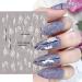 Nail Accessories Summer Acrylic Slider Decals Embossed Flowers Leaves 5D Nail Stickers(STZ-5D36) - Buy Online on GoSupps.com