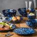 Ceramic Soup Plate Set of 2 Stackable Pasta Salad Bowls Blue Kitchen Serving Salad Plates-2plate-20cm-blue (Color : Blue Size : 1plate20cm) 1plate20cm Blue - Buy Online on GoSupps.com