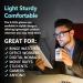 Xfeel Clip-On Blue Light Blocking Glasses for Big Prescription - Fit Over Glasses for Men & Women - Ideal for Computer TV & Gaming - Buy Online on GoSupps.com