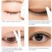 1800 Eyelid Lifter Strips | Self-Adhesive Eye Tapes for Hooded and Droopy Eyelids | Invisible Fiber Tape with Mini Fork Tweezers - Buy Online on GoSupps.com