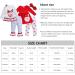 Xumplo Toddler Baby Girl Christmas Santa Elk Romper | 3-4 Years | Winter Cotton Outfit - Buy Online on GoSupps.com