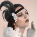 Mabor Flapper Headband 1920s Headband Vintage 20s Accessories for Women Girls Black Feather Headpiece Roaring Hair Decoration for Costume Prom Theme Party - Buy Online on GoSupps.com